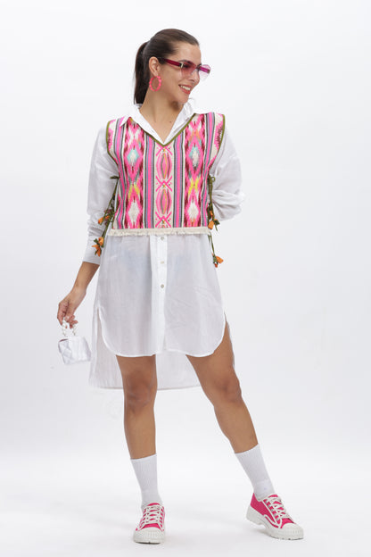 Vanila bib shirt