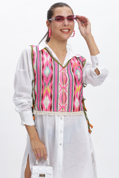 Vanila bib shirt