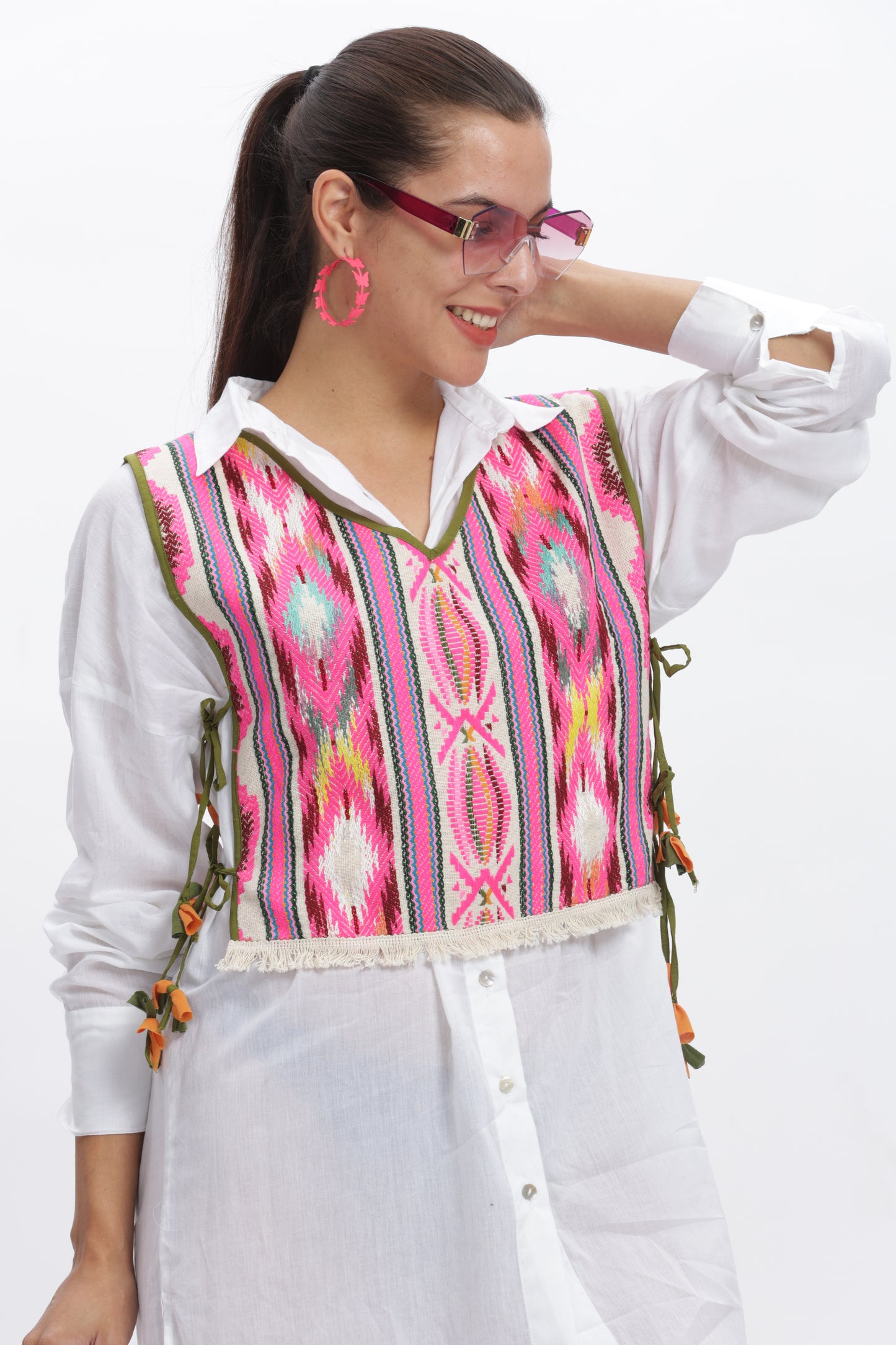 Vanila bib shirt